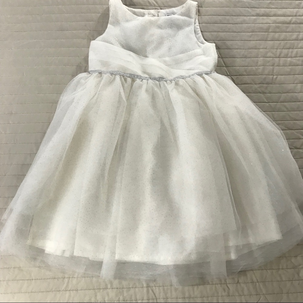 Janie and Jack Shimmer Tulle Holiday Dress. Sz 5.